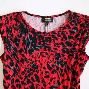 Red Cheetah Print Dress